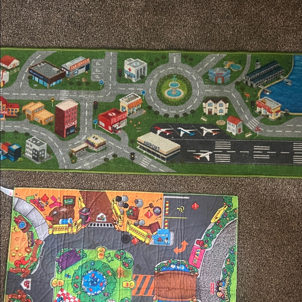 Colorful City Play Mat for Kids